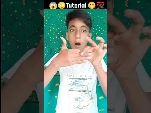 This Finger Magic Trick Looks Unbelievable 😳 Finger Magic Tutorial #shorts