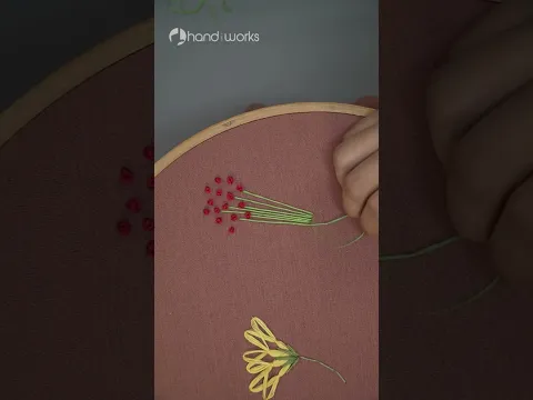Easy Flowers #embroidery