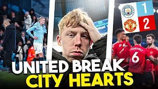The Moment CITY CAPITULATE - As United Score 2 LAST MINUTE GOALS