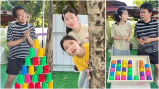 ตลก‼️ สนุก ขำขัน โบ๊ะบ๊ะ 🥰😂❤️👧🏻| #มะนาวกับปะป๊า รวมคลิปสั้น