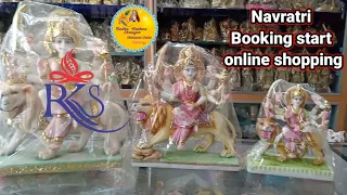 9,12,15inch Marble dust maa durga murti available only on @RadhaKrishnaShringar #rks #navratri