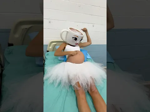 BALLERINA CAPPUCCINA PUNCHED HER BELLY!