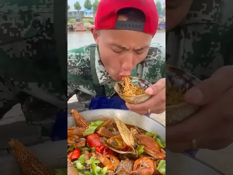 Eating seafood #mukbang