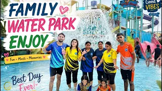 Family के साथ waterpark ￼enjoying🏖️🤣 @Kajalsoni_vlogs 