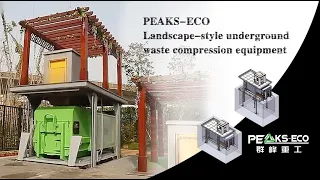 PEAKS-ECO Underground landscape waste intelligence transfer system