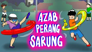 #viral PERANG SARUNG ANTAR PERUMAHAN 😅 DIKIRA SUHU TERNYATA CUPU 😂#puasa #kartunlucu #ontrending