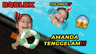 TOLONG!! AMANDA TENGGELAM DI WATERPARK ROBLOX INDONESIA!!