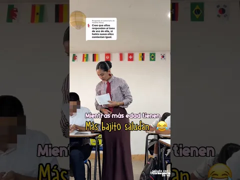 Entre más edad tienen, más bajo saludan 🥹😂