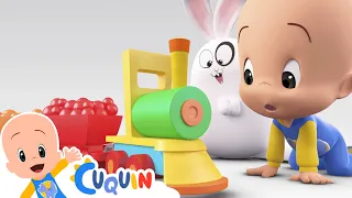 Aprenda cores com o trem colorido mágico de Cuquin | Desenhos animados para bebês