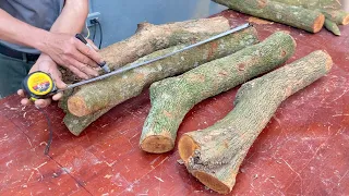 Creative Woodworking Idea From Discarded Pieces Of Wood Combined With Solid Wood | Cheap Woodworking