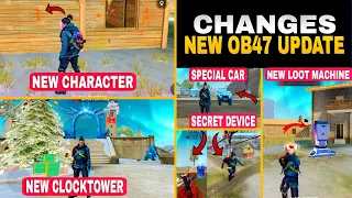 BIGGEST CHANGES IN NEW OB47 UPDATE | ADVANCE SERVER - GARENAFREE FIRE