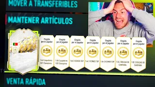 PLAYER PICKS DE ICONO DECIDEN MI EQUIPO PARA FUT CHAMPIONS !!