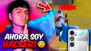 PROBÉ EL MEJOR CELULAR📱 PARA DAR TODO ROJO 👺 EN FREE FIRE 🔥