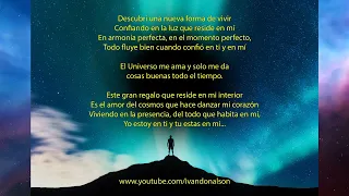 El Universo me ama y solo me da cosas buenas todo el tiempo - Ivan Donalson