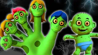 3D Halloween Zombie Finger Family Songs for Children | Kids Shows Club