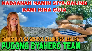 ANG BATANG INA NA NAG-AARAL NA ANG LAHAT NG GAMIT NIYA AY GALING SA DUMPSITE.