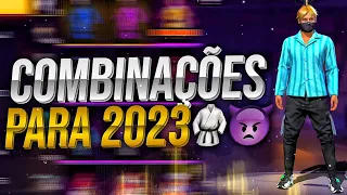 MELHORES COMBINAÇÕES DE SKINS PARA USAR EM 2023 ⭐⭐ FREE FIRE