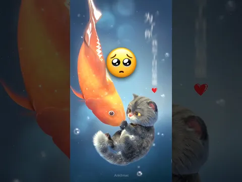Save Beautiful Fish | ❣️🥺 #shorts #cats #cat