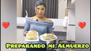 preparando mi almuerzo ❤
