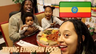 TRYING ETHIOPIAN FOOD FOR THE FIRST TIME !!!