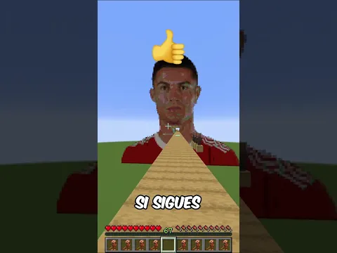 ¿Puedes completar esto por HAALAND y RONALDO?! 🤯  #shorts #minecraft
