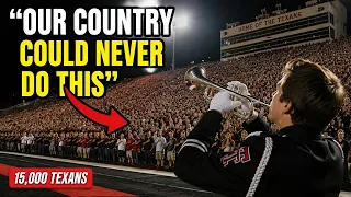 Europeans Watched 15,000 Texans Stand for the Anthem  'Our Country Could Never Do This'