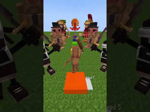 Speed walk Obby and the End is Crazy 💀 #minecraft #italianbrainrot #brainrot