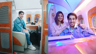 I BOOKED THE  EMIRATES FIRST CLASS FOR MY WIFE !!