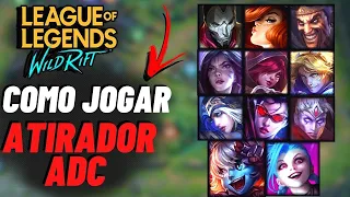 COMO JOGAR DE ADC ATIRADOR NO WILD RIFT DICAS BASICAS PARA INICIANTES LOL MOBILE