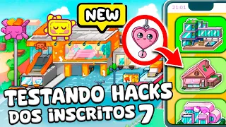 😱 TESTANDO SEGREDOS E HACKS SECRETOS DOS INSCRITOS NO PAZU AVATAR WORLD #7