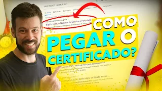 ENCCEJA - Como pegar o CERTIFICADO?