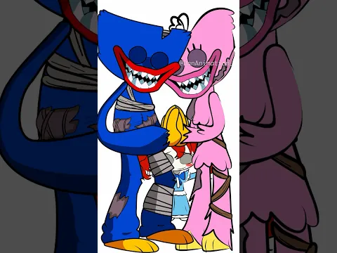Huggy Wuggy x Kissi Missy Saved - Poppy Playtime Chapter 5 Animation