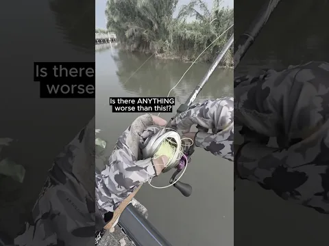 The ultimate fishing fail... WORST BACKLASH EVER! 😱💥