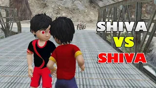 SHIVA BERTEMU KEMBARAN JAHAT | SHIVA GTA 5