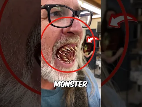 This guy is a real-life monster😲