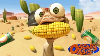 Oscar's Love For Corn + More Oscar's Oasis Cartoons for Kids