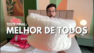 Qual MELHOR travesseiro!? Nasa, Ortopédico, Látex, Antialérgico ou Pluma?