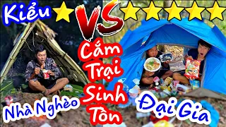 TXTV - Thánh Xàm Thử Thách Cắm Sinh Tồn Đại Gia Với nhà nghèo 1 Sao Và 5 Sao