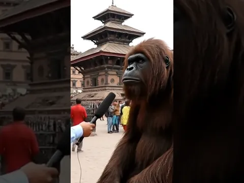 Viral Vlogger Yeti नेपालको सुन्दरता हेर्न आएको खुलासा #komalkhatri #memes #monkey #funny