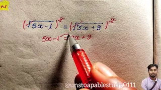 Radical Concept 🔥 | Math Hacks 🔥 @UnstoapableStudy