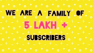 RECIEVED AN AWARD. THANK YOU 5 LAKHS SUBSCRIBERS......
