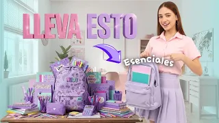 📝Mi MOCHILA ESCOLAR es más que AESTHETIC !🎒kit de emergencia+ esenciales. Preparando mi mochila