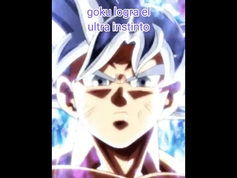 goku cuando logro el ultra instinto