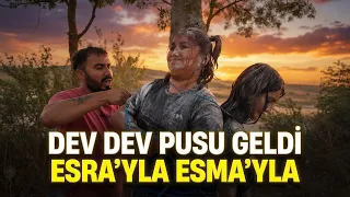 DEV PUSU GELDI ESRA VE ESMAYA 😀😀