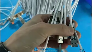 Fully automatic USB cable making soldering and injection molding machine YH-USB22 - Yuanhan