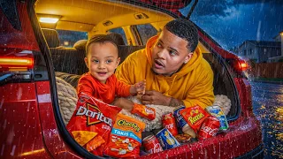 Surviving In The Car Overnight With My Toddler..