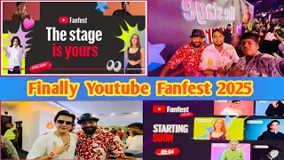 My First YouTube Fanfest 2025 Vlog😍 #sanchuactor #fanfest2025 #viral #vlog