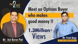 Meet an Options Buyer who makes good money !! #Face2Face with Asit Baran Pati
