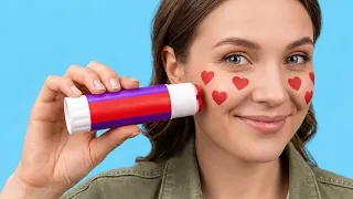 WEIRD AND FUNNY WAYS TO SNEAK MAKEUP AND TO NOT GET CAUGHT || Cool Beauty Ideas By 123GO! SCHOOL