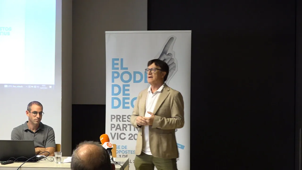 Presenten els projectes finalistes dels pressupostos participatius de Vic